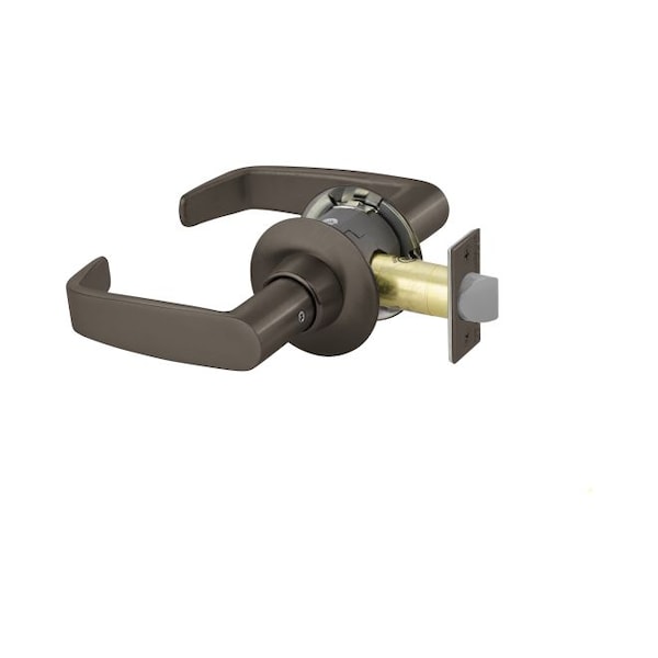 Sargent Passage Tubular Bored Lock Grade 1 with L Lever and B Rose with T Strike Oil Rubbed Bronze 11U15BL10B - main